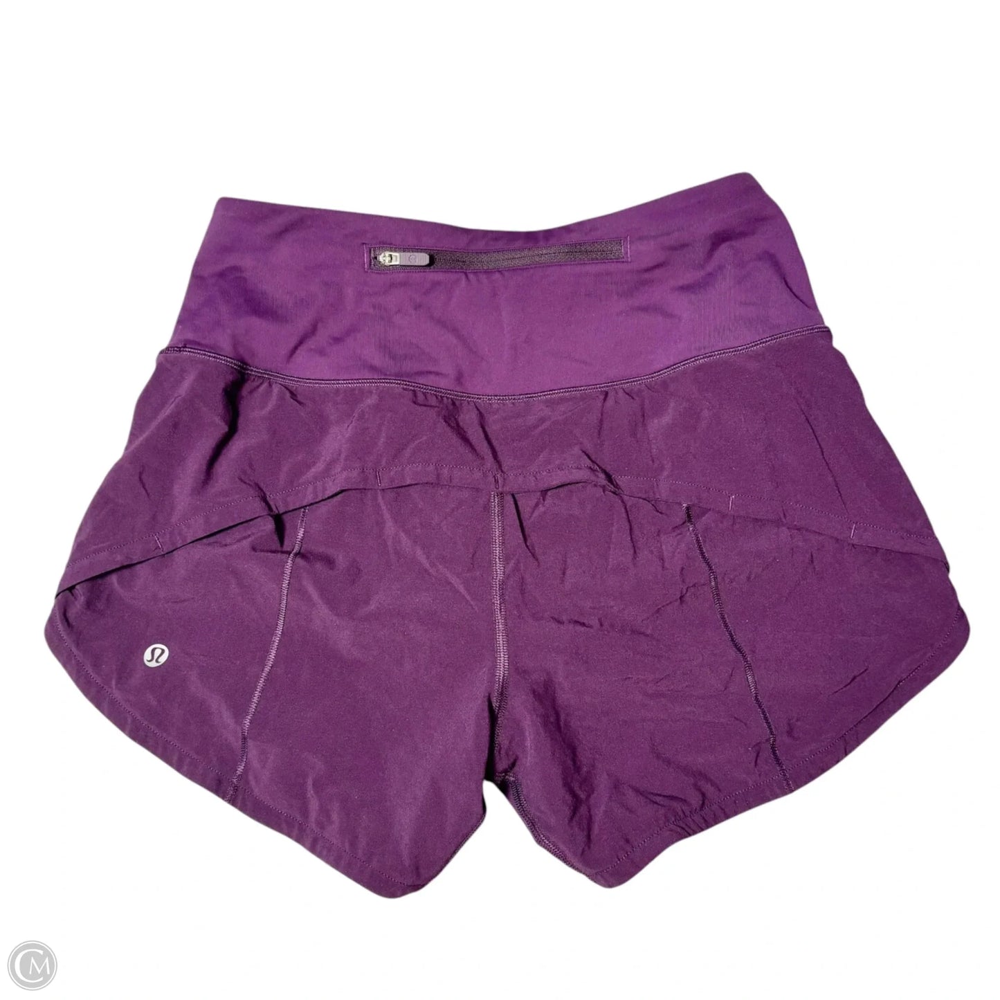 Athletic Shorts By Lululemon In Purple, Size: Xs