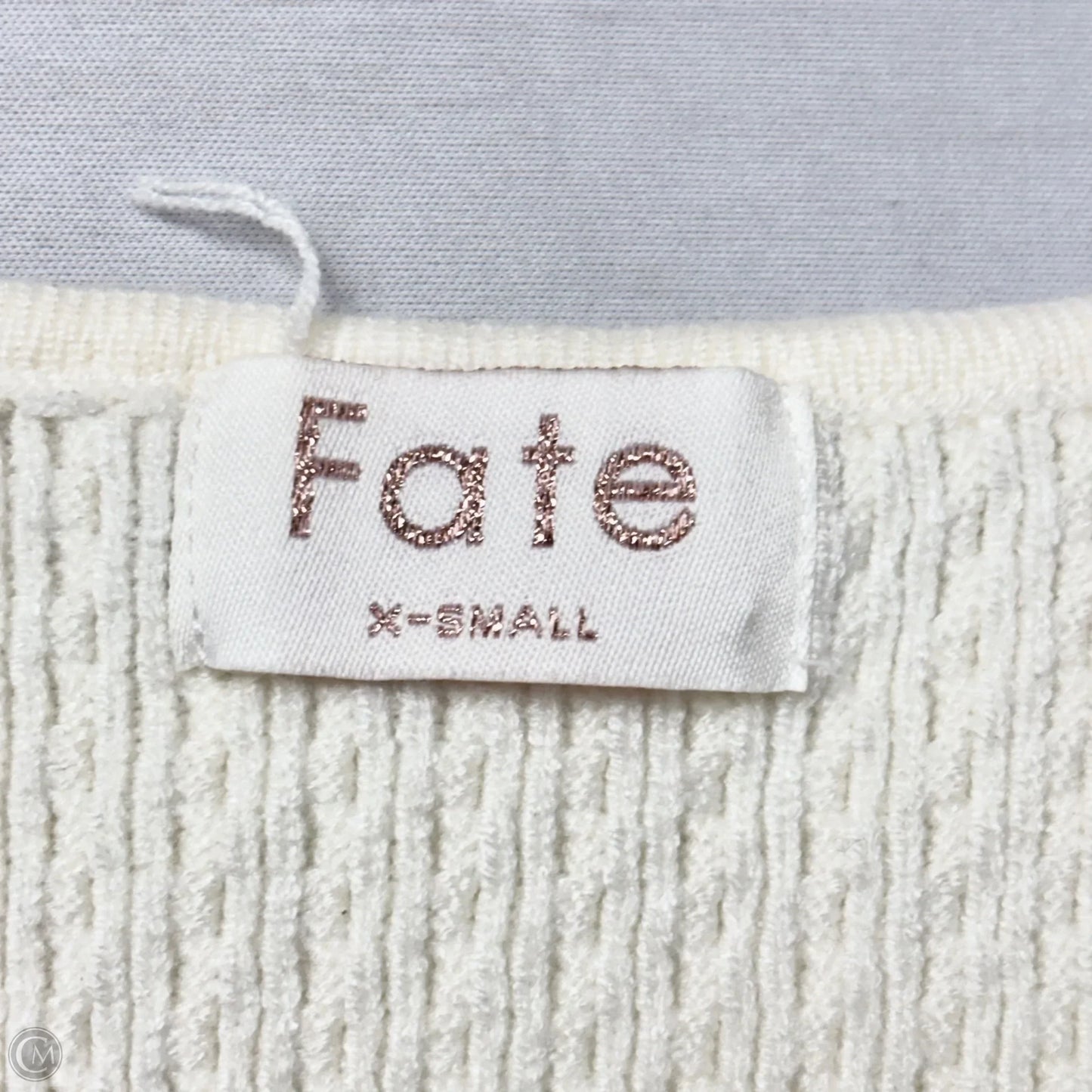Tank Top By Fate In Cream, Size: Xs