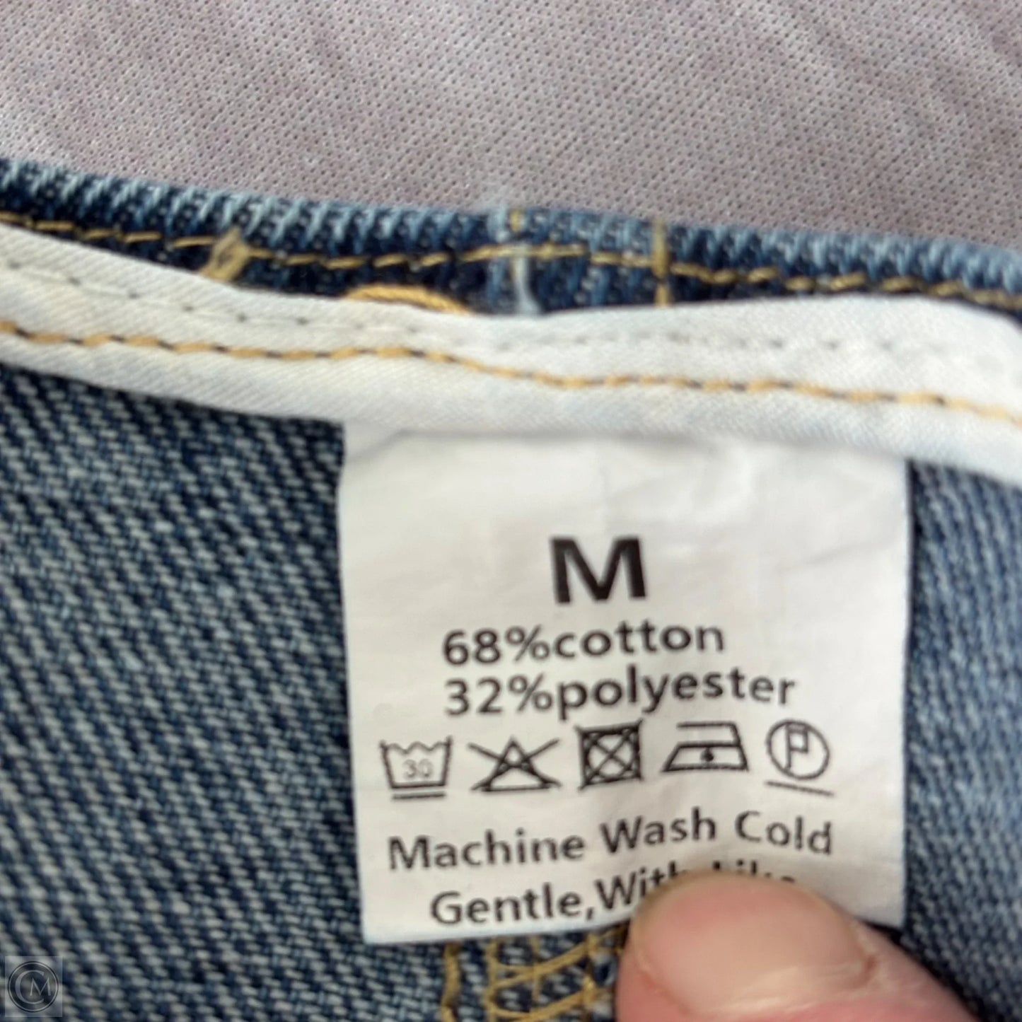 Vest Other In Blue Denim, Size: M