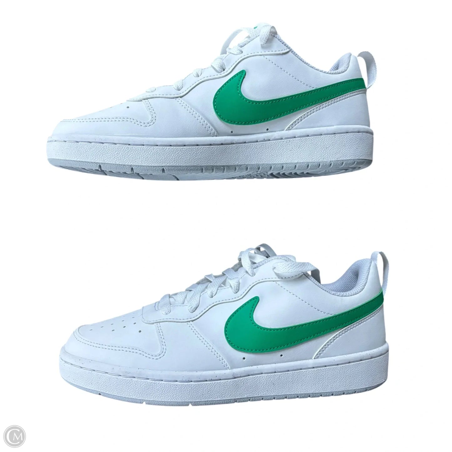 Shoes Sneakers By Nike In Green & White, Size: 9