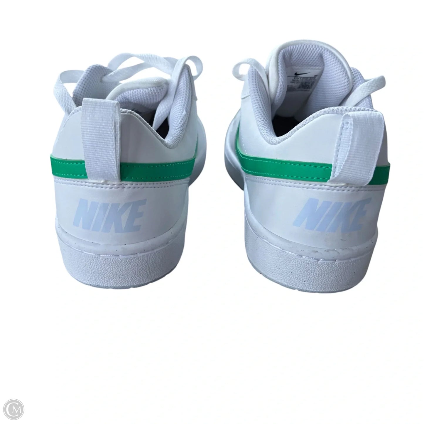 Shoes Sneakers By Nike In Green & White, Size: 9