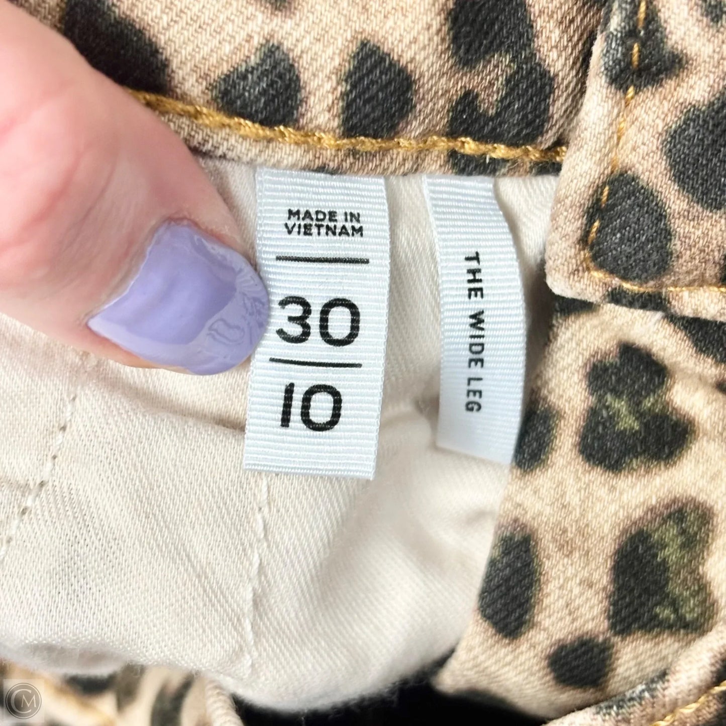 Jeans Boot Cut By Loft In Leopard Print, Size: 10