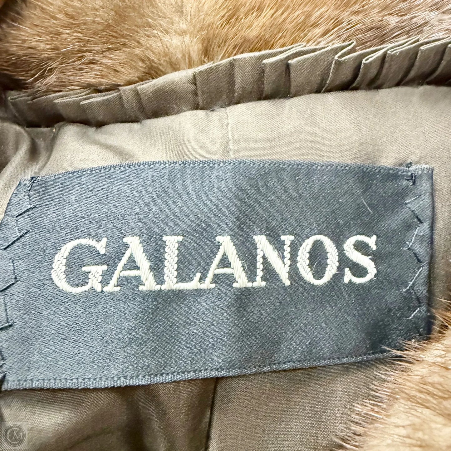 Coat Fur By Galanos In Brown, Size: Osfm