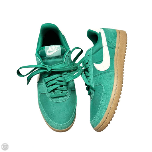 Shoes Sneakers By Nike In Green, Size: 8