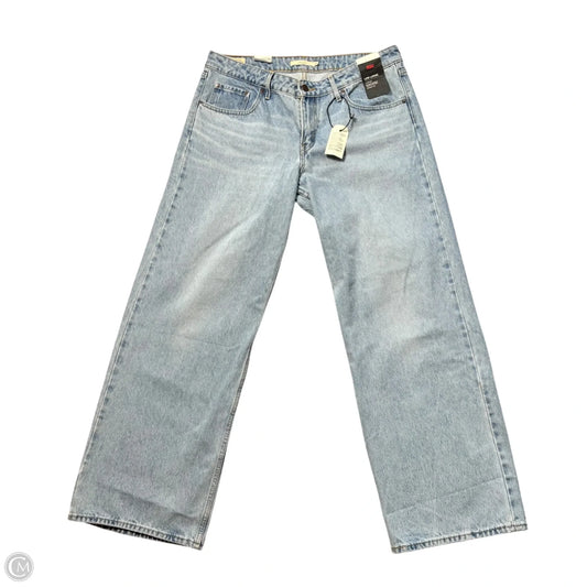 Jeans Flared By Levis In Blue Denim, Size: 12