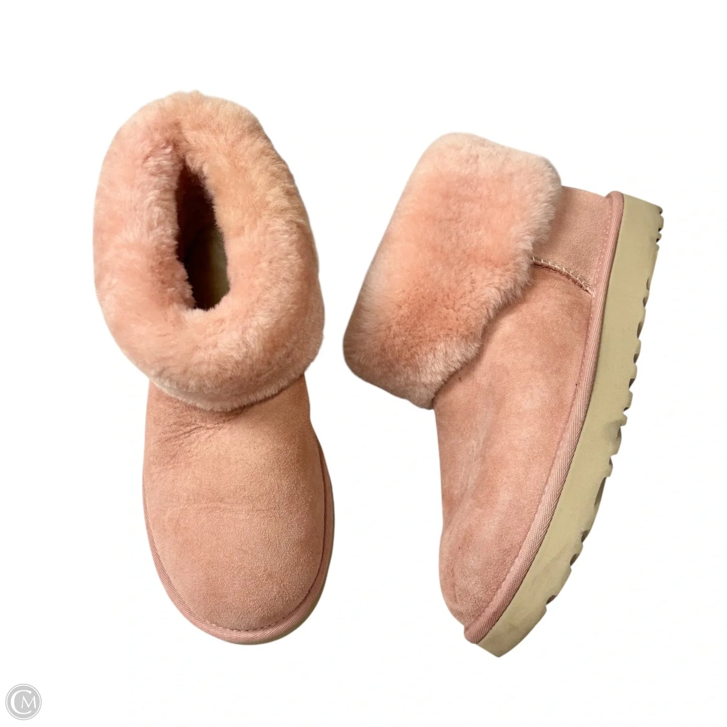 Boots Designer By Ugg In Pink, Size: 9