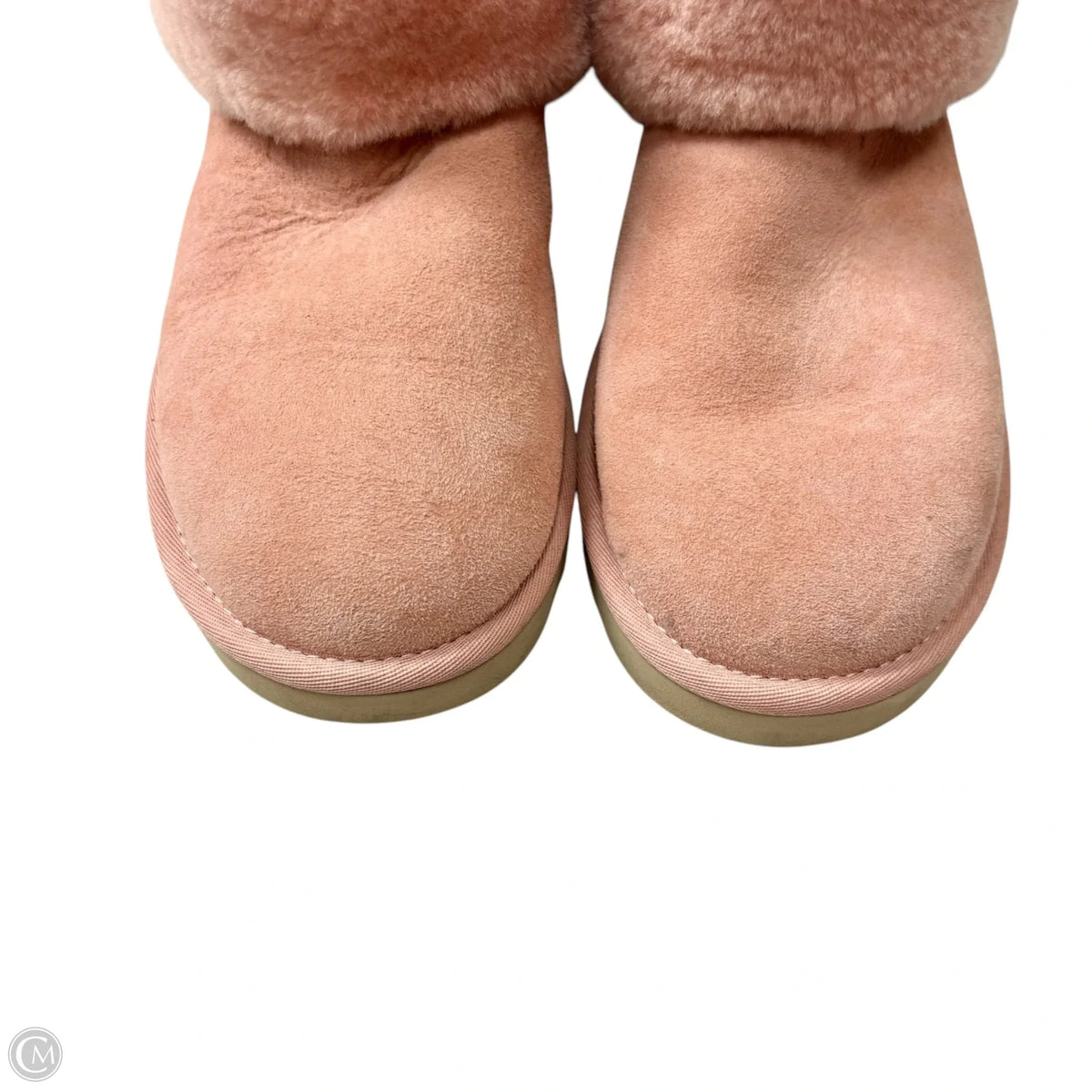 Boots Designer By Ugg In Pink, Size: 9