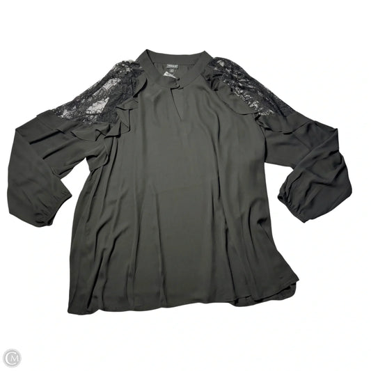 Top Long Sleeve By Torrid In Black, Size: 4x