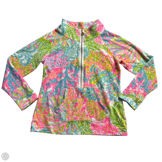 Sweatshirt Designer By Lilly Pulitzer In Blue & Green, Size: M