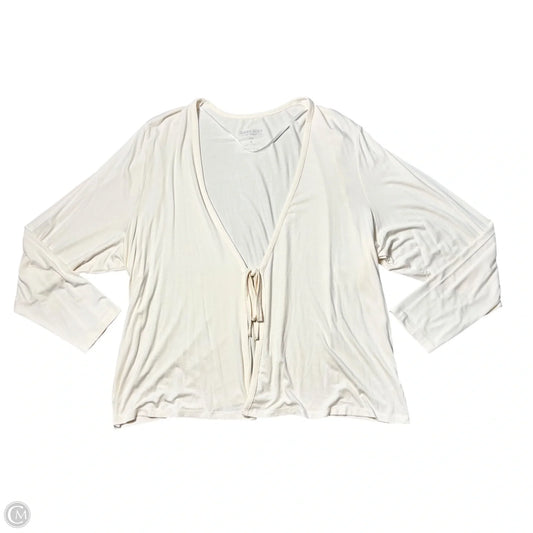 Cardigan By Torrid In Cream, Size: 4x