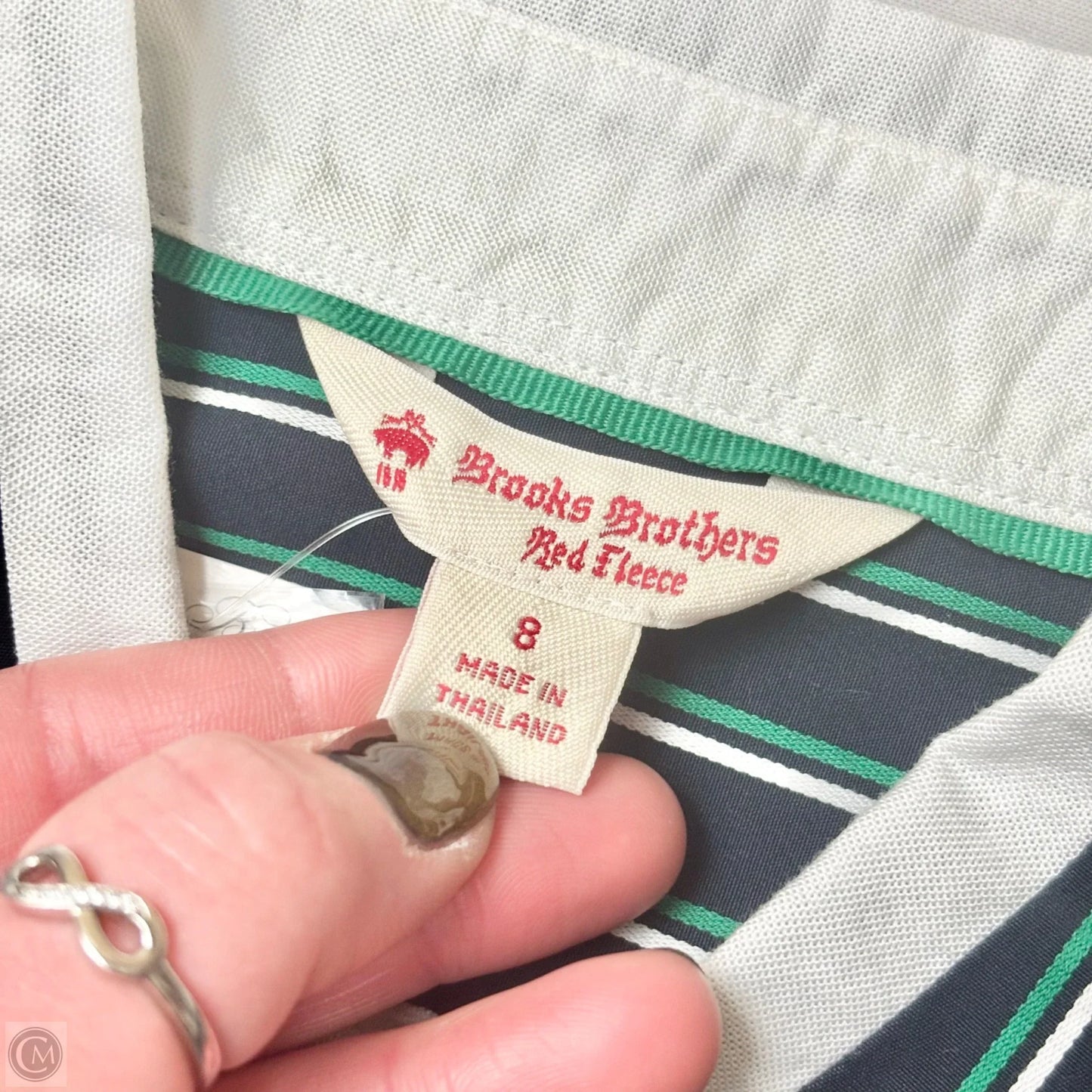 Dress Work By Brooks Brothers In Striped Pattern, Size: 8