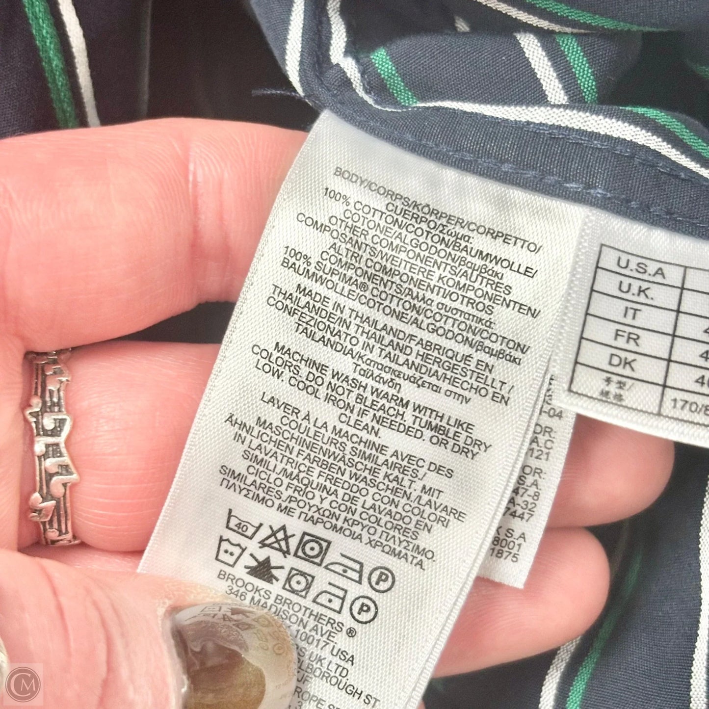 Dress Work By Brooks Brothers In Striped Pattern, Size: 8