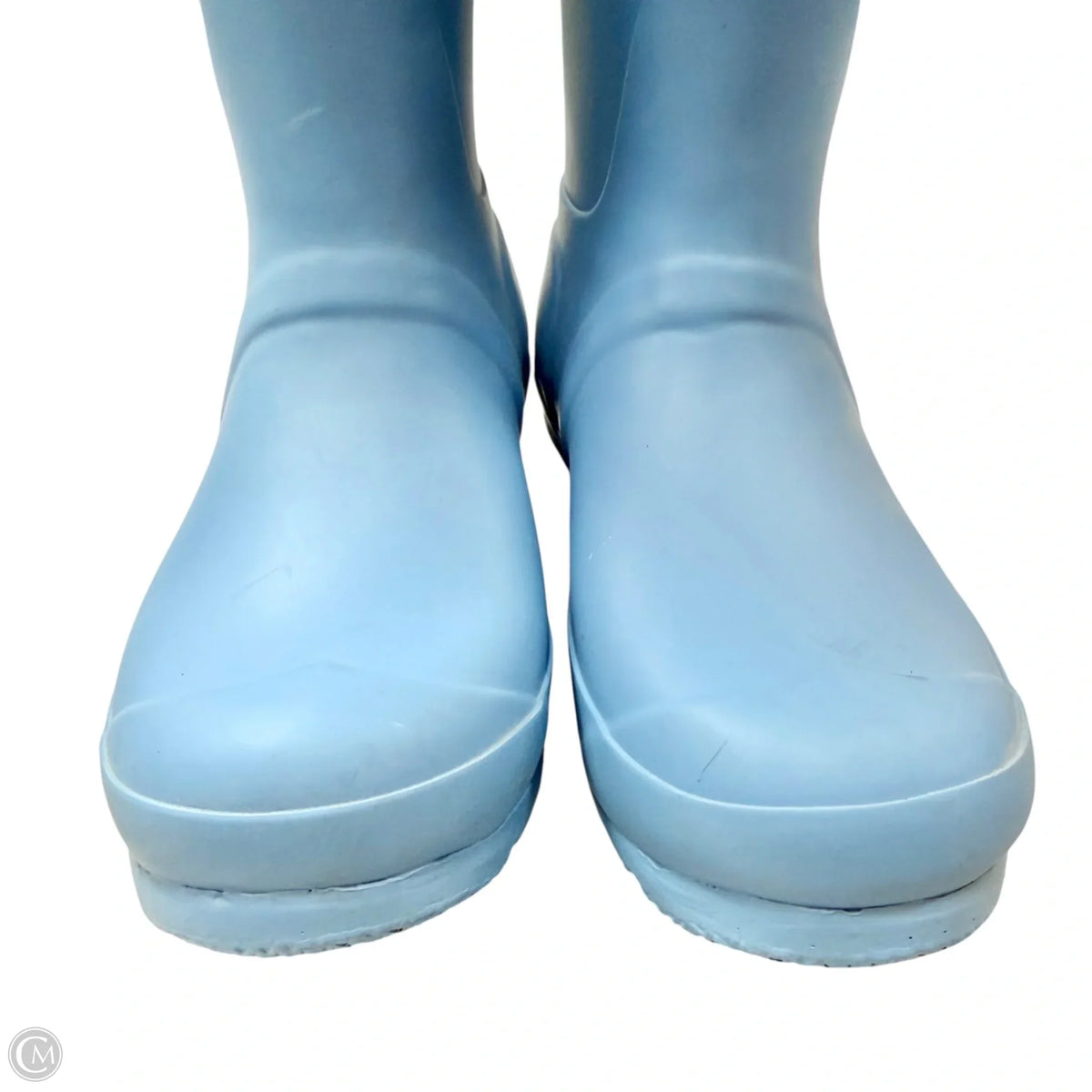 Boots Mid-calf Flats By Hunter In Blue, Size: 8