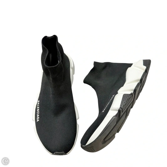 Shoes Luxury Designer By Balenciaga In Black, Size: 9