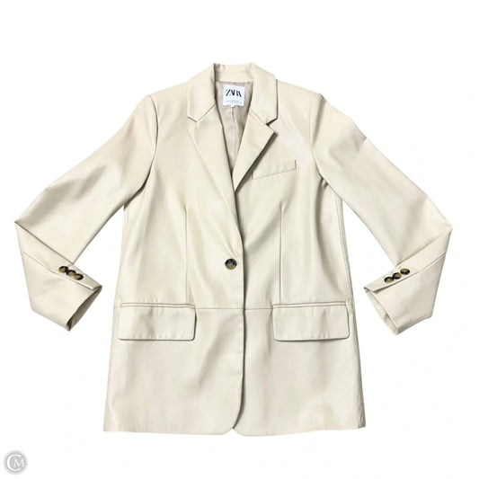 Blazer By Zara In Cream, Size: Xs