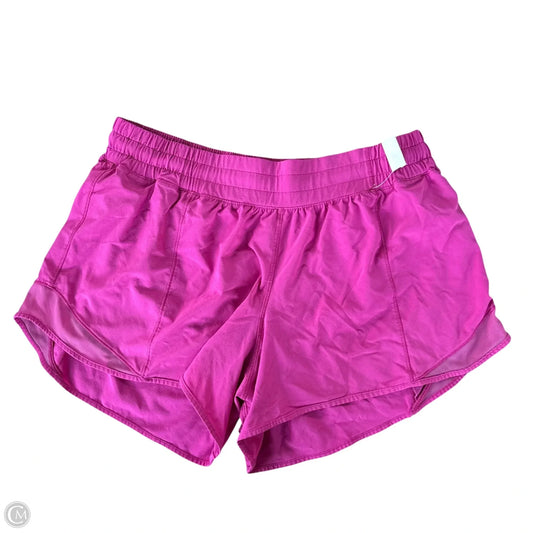 Athletic Shorts By Lululemon In Pink, Size: L