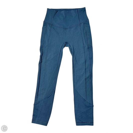 Athletic Leggings By Lululemon In Blue, Size: S