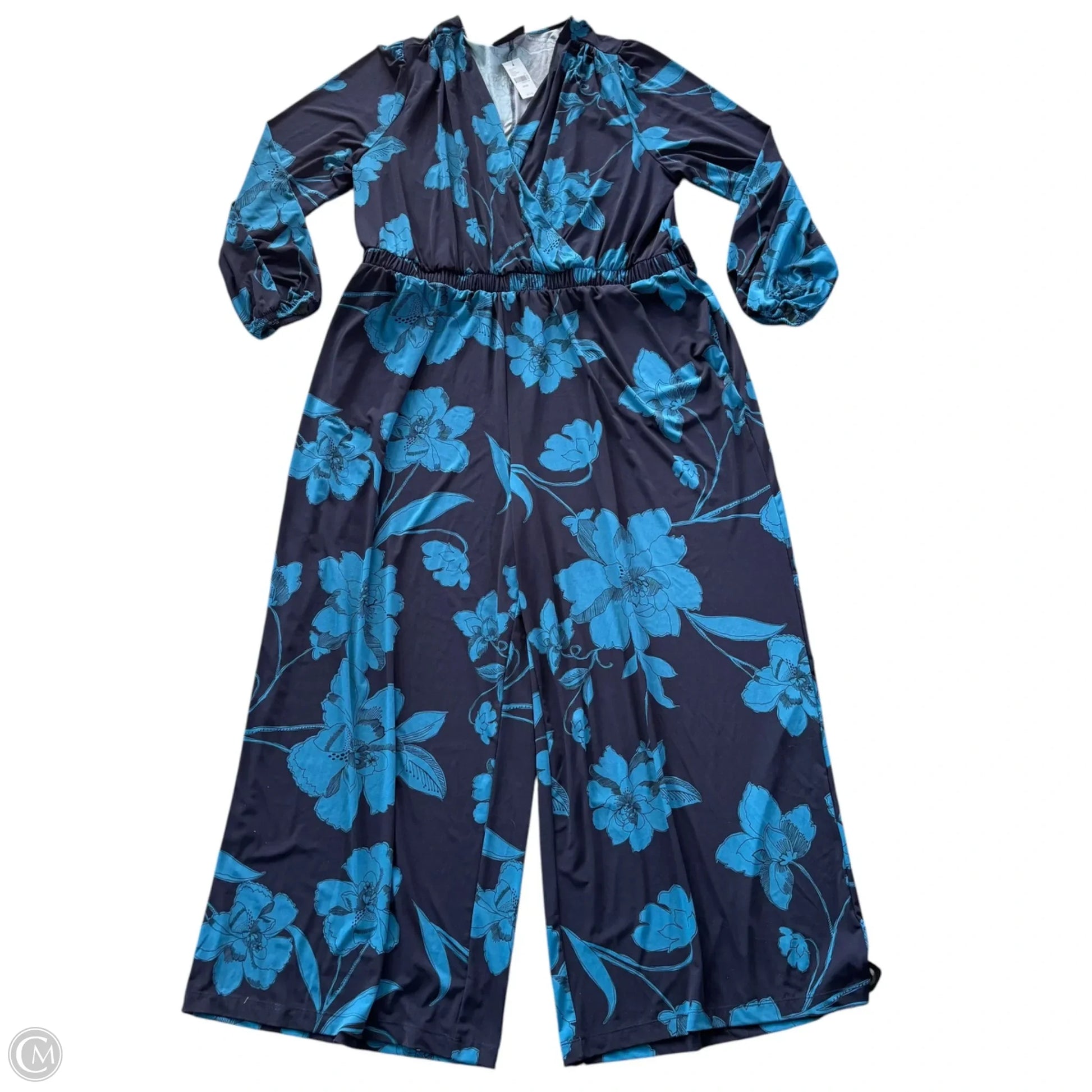 Dress Casual Maxi By Lane Bryant In Blue, Size: 22 Dress Casual Maxi By Lane Bryant In Blue, Size: 22