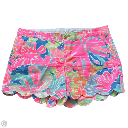 Shorts Designer By Lilly Pulitzer In Floral Print, Size: 14