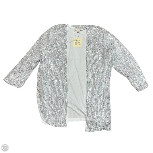 Cardigan By Cmc In Silver, Size: 1x
