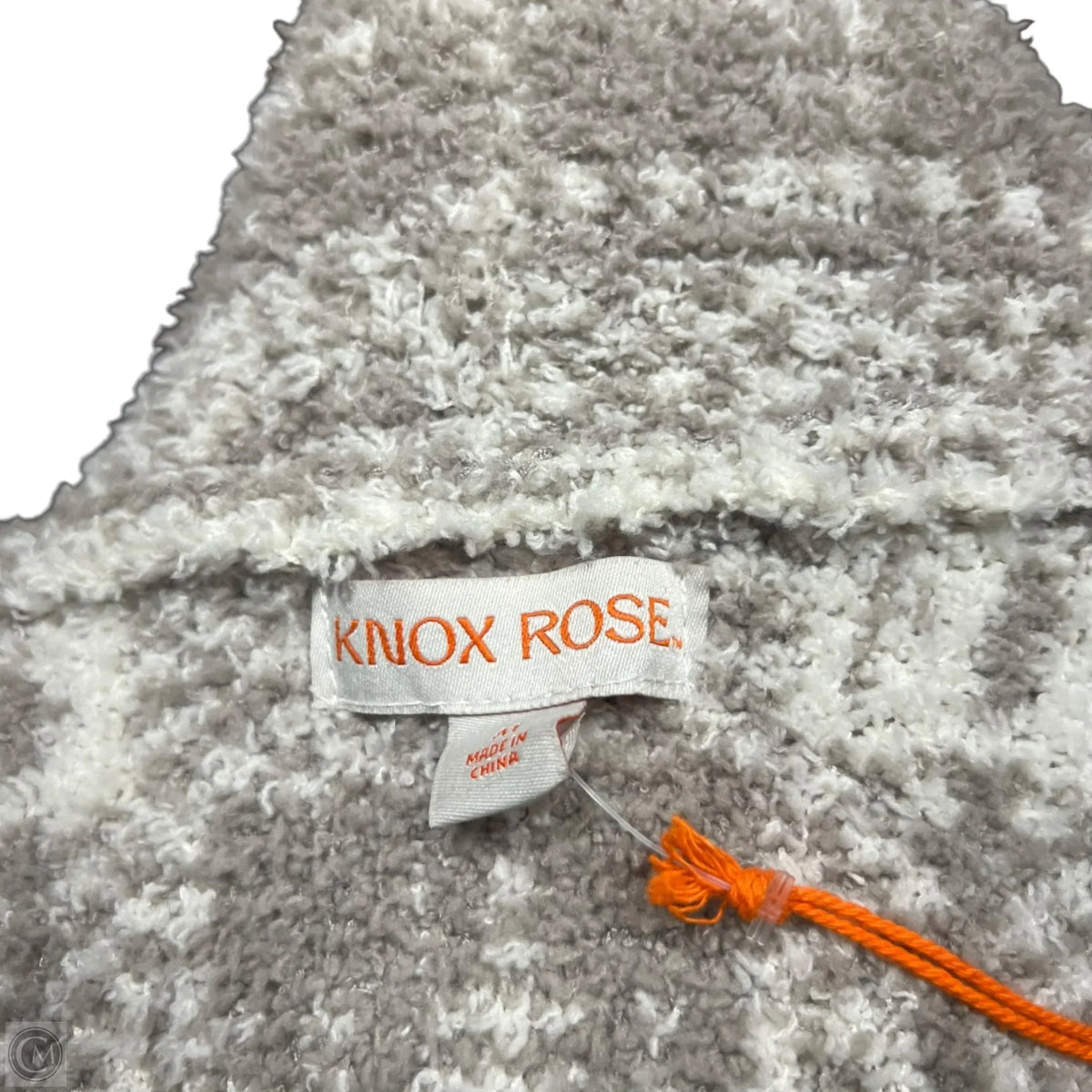 Sweater By Knox Rose In Plaid Pattern, Size: M