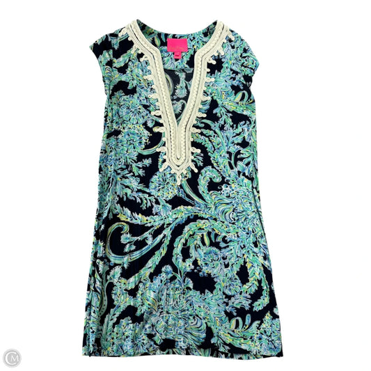 Dress Designer By Lilly Pulitzer In Tropical Print, Size: Xs