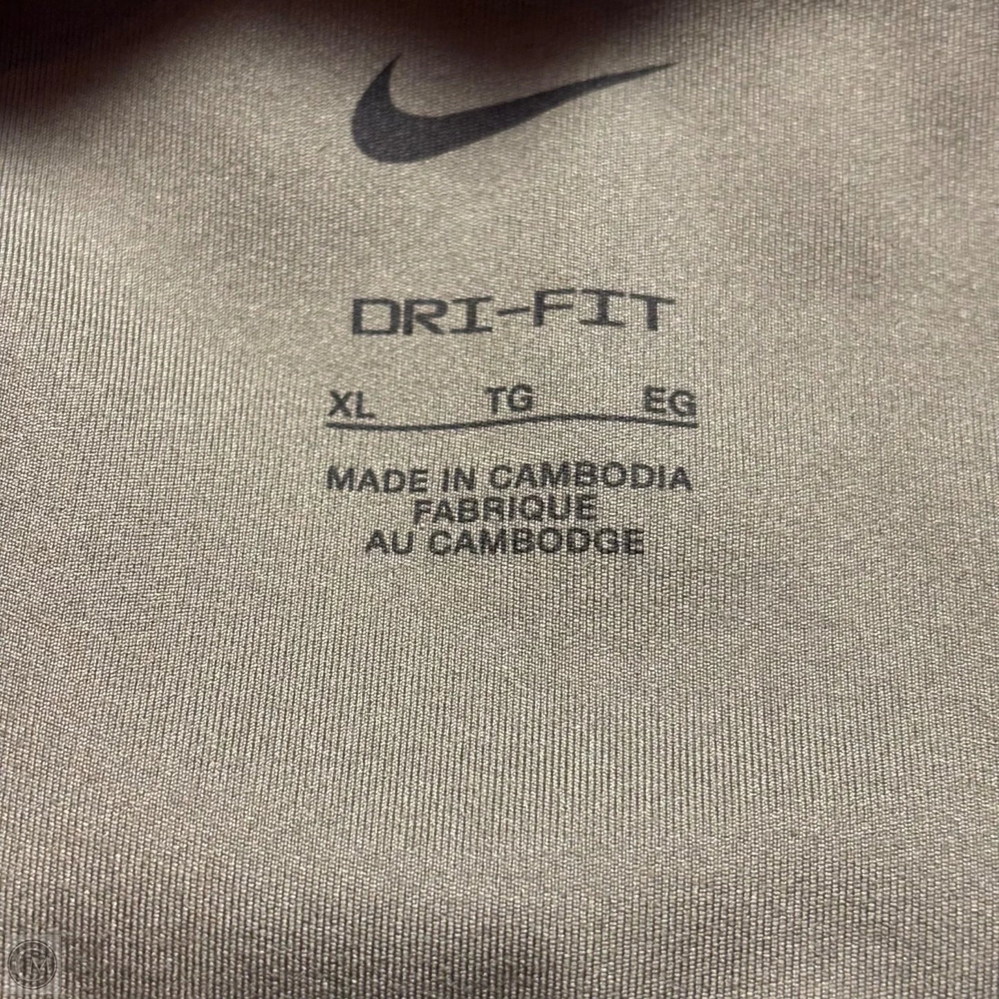 Athletic Leggings By Nike In Green, Size: Xl