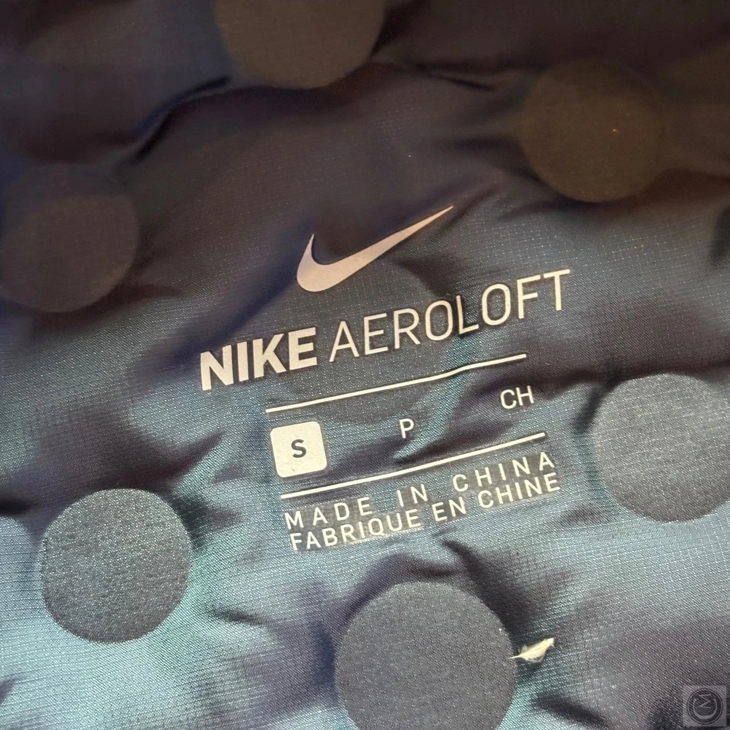 Vest Puffer & Quilted By Nike In Blue, Size: S