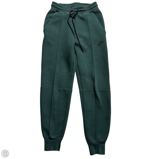 Athletic Pants By Nike In Green, Size: Xs