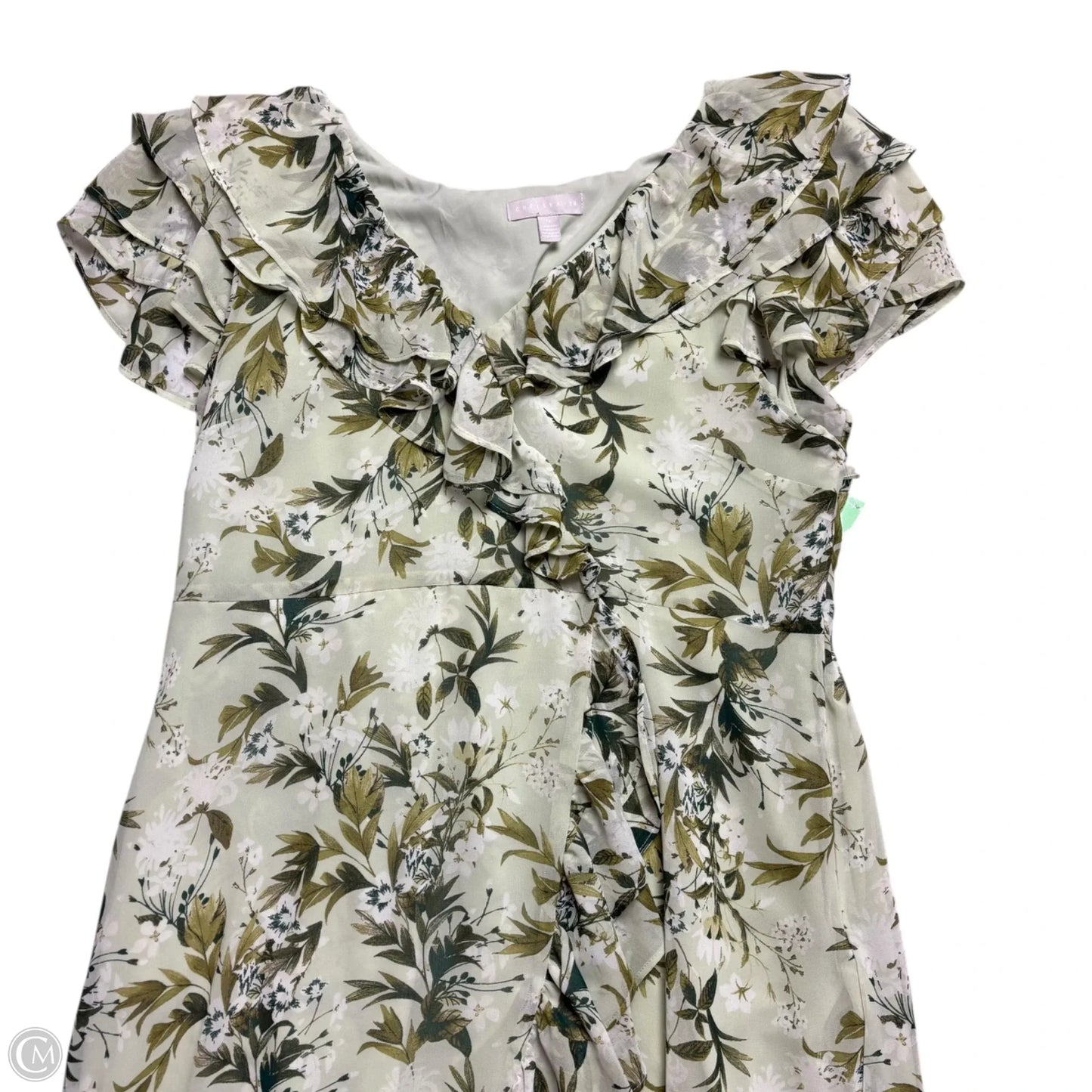 Dress Casual Maxi By Chelsea 28 In Floral Print, Size: 1x