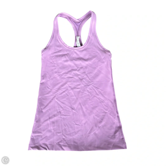 Athletic Tank Top By Lululemon In Purple, Size: S