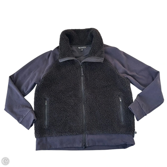 Athletic Jacket By Athleta In Black, Size: L