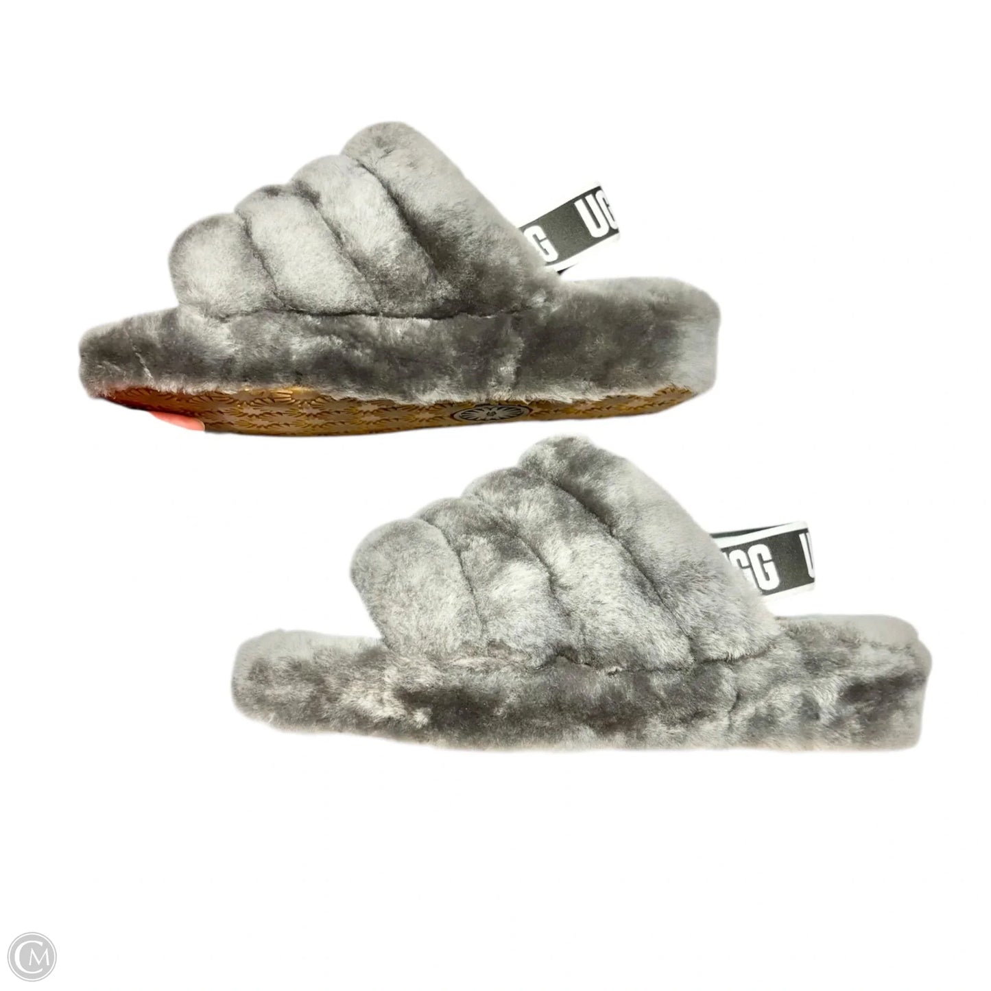 Sandals Designer By Ugg In Grey, Size: 9