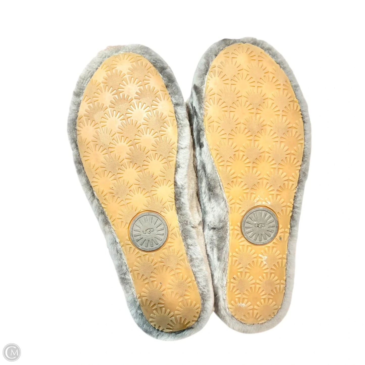 Sandals Designer By Ugg In Grey, Size: 9