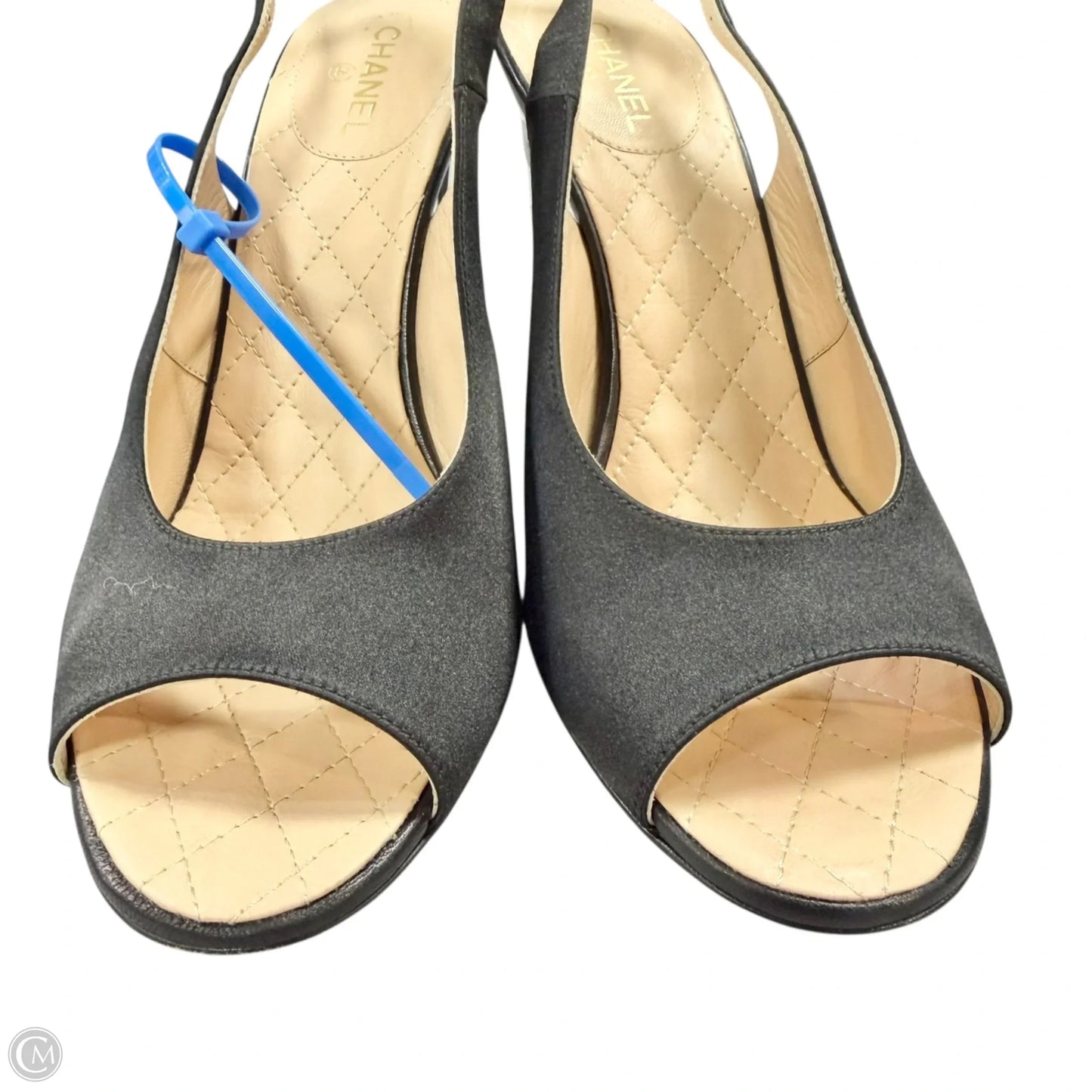 Sandals Luxury Designer By Chanel In Black, Size: 9.5
