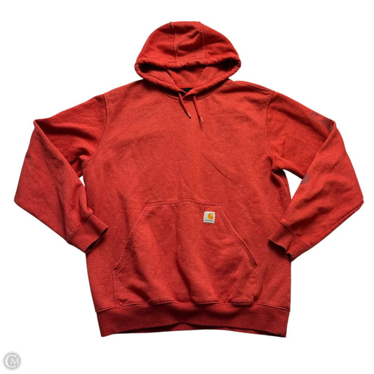 Sweatshirt Hoodie By Carhartt In Red, Size: L