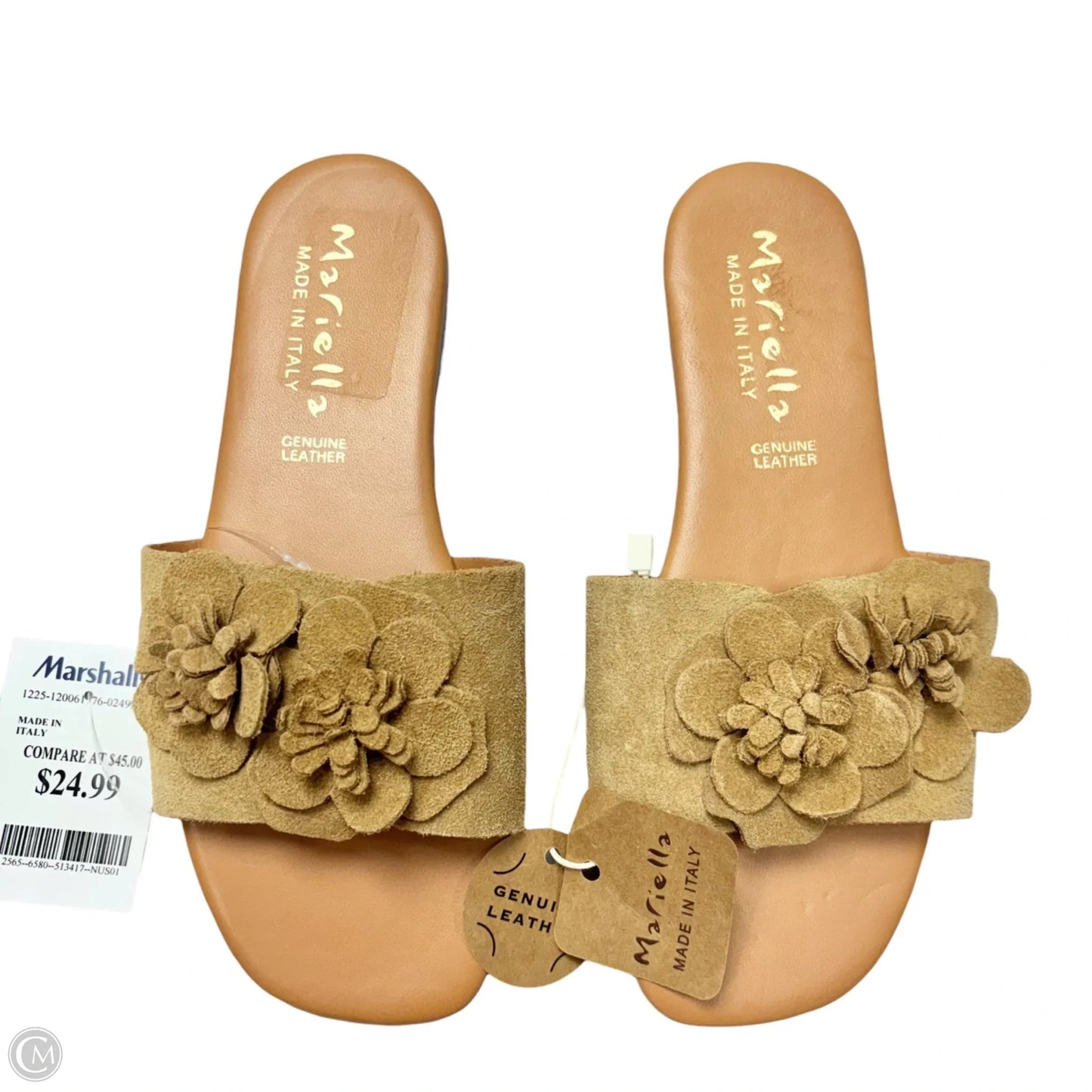 Sandals Flats By Mariella In Tan, Size: 6.5