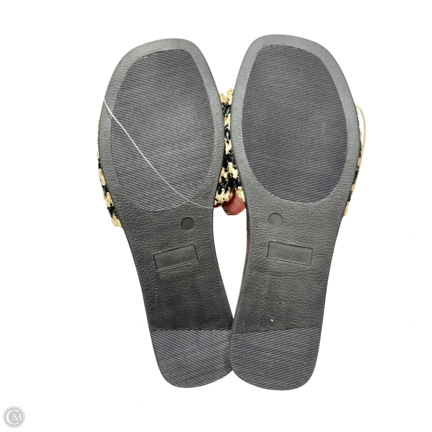Sandals Flats By Mariella In Black & Tan, Size: 8