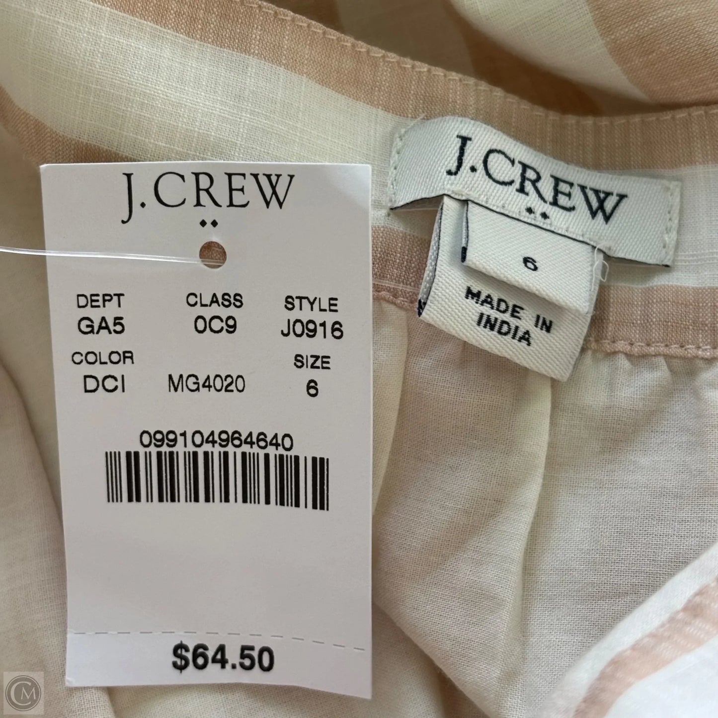 Skirt Mini & Short By J. Crew In Striped Pattern, Size: 6