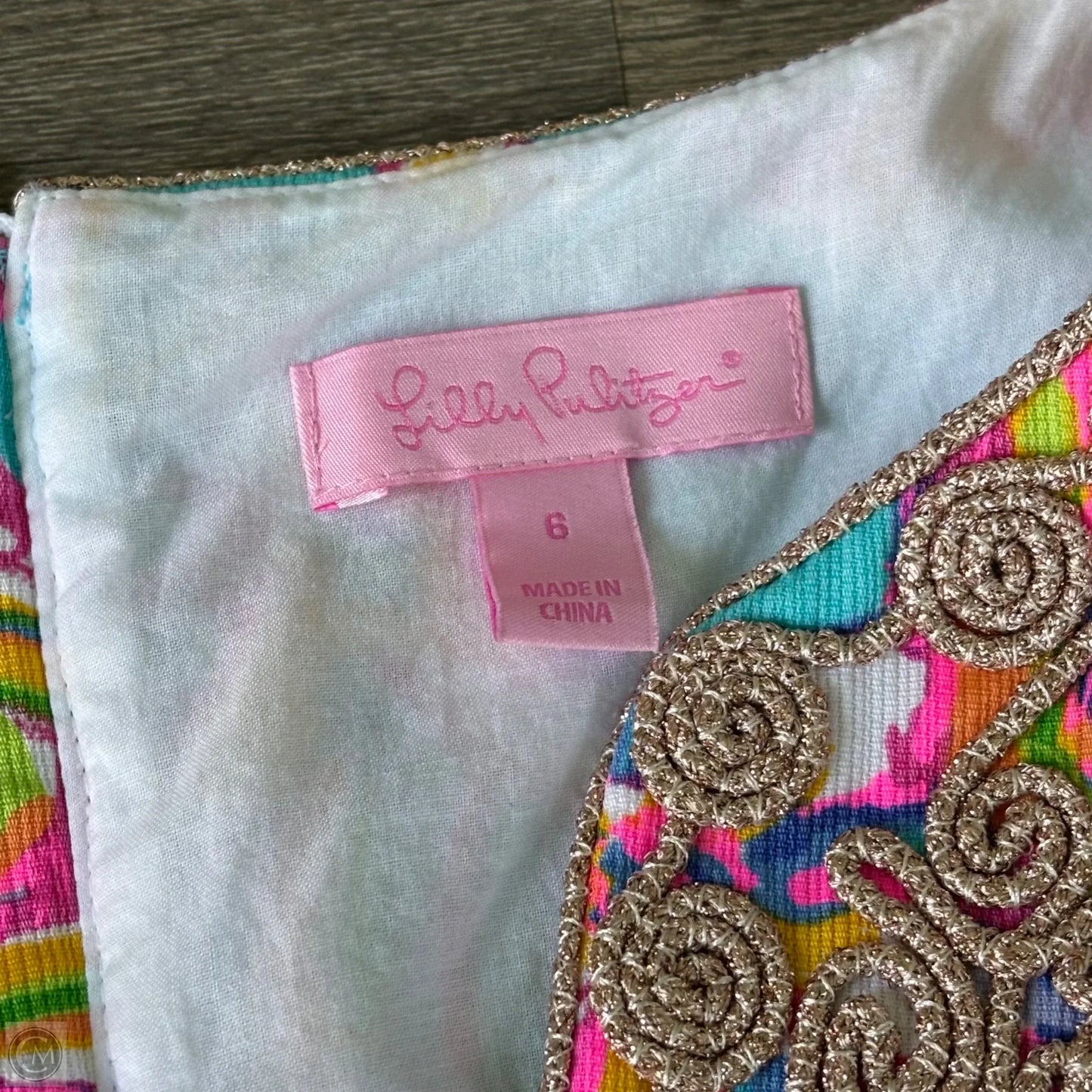 Dress Designer By Lilly Pulitzer In Floral Print, Size: S