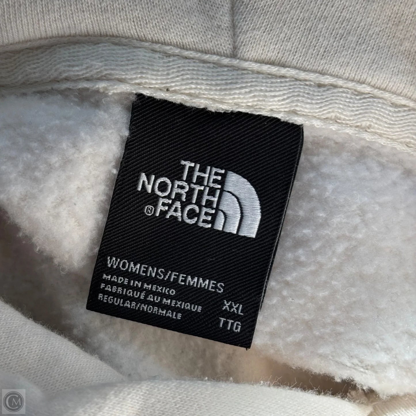 Sweatshirt Hoodie By The North Face In Cream, Size: 2x