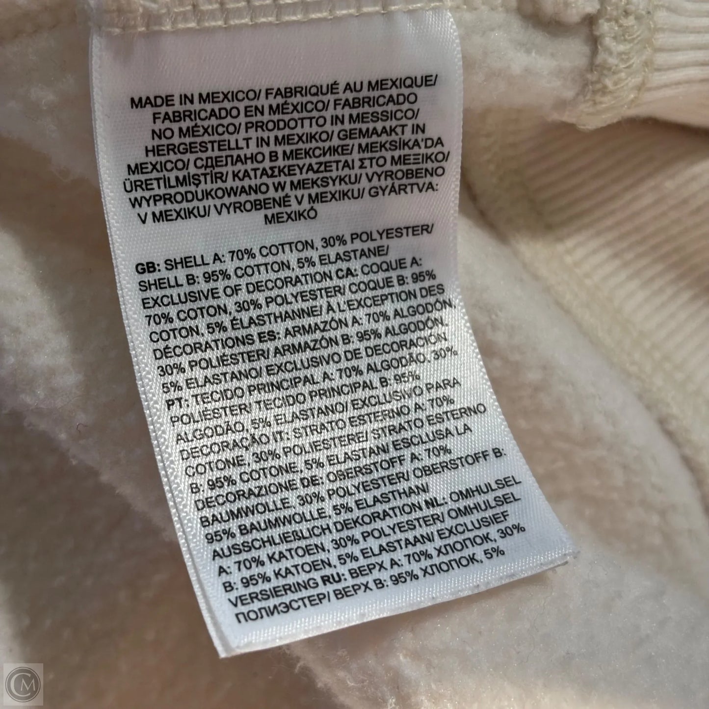 Sweatshirt Hoodie By The North Face In Cream, Size: 2x