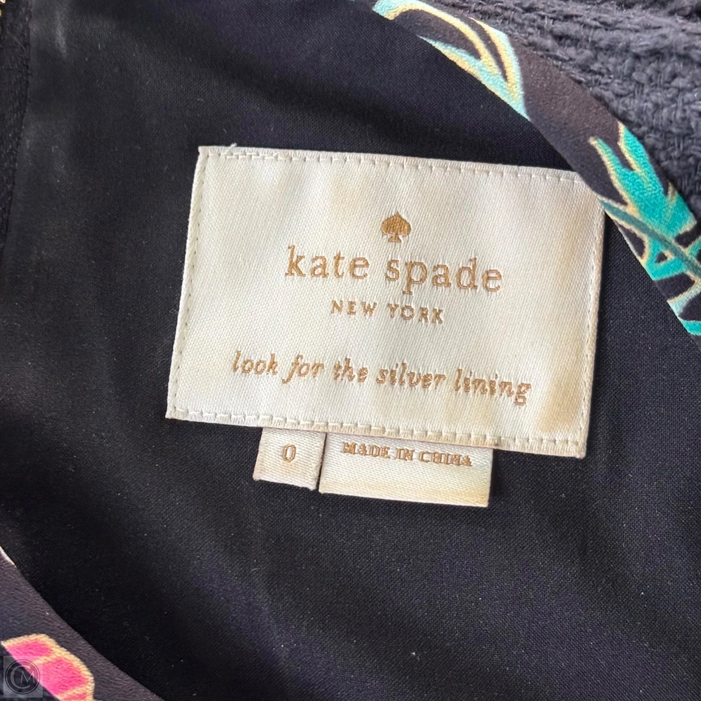 Dress Designer By Kate Spade In Black, Size: Xs