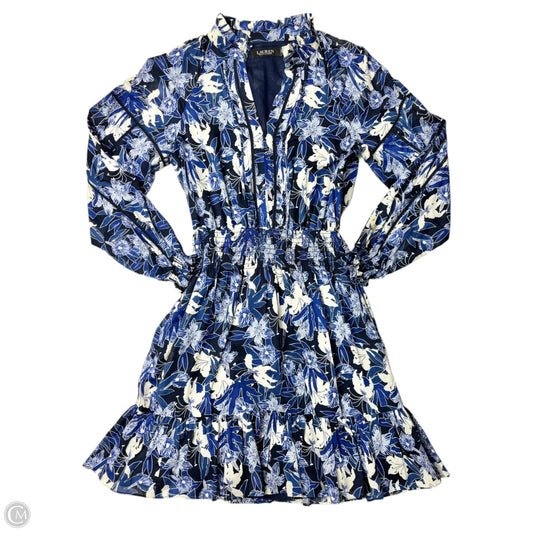 Dress Casual Short By Lauren By Ralph Lauren In Floral Print, Size: Xs