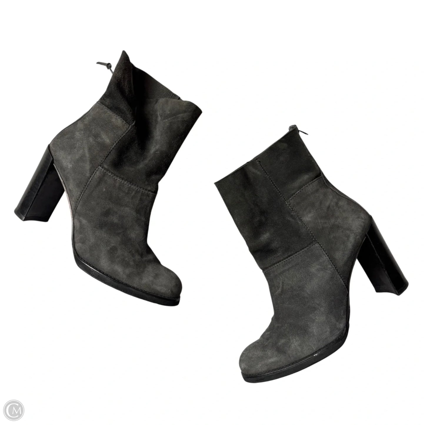 Boots Designer By Stuart Weitzman In Grey, Size: 7.5