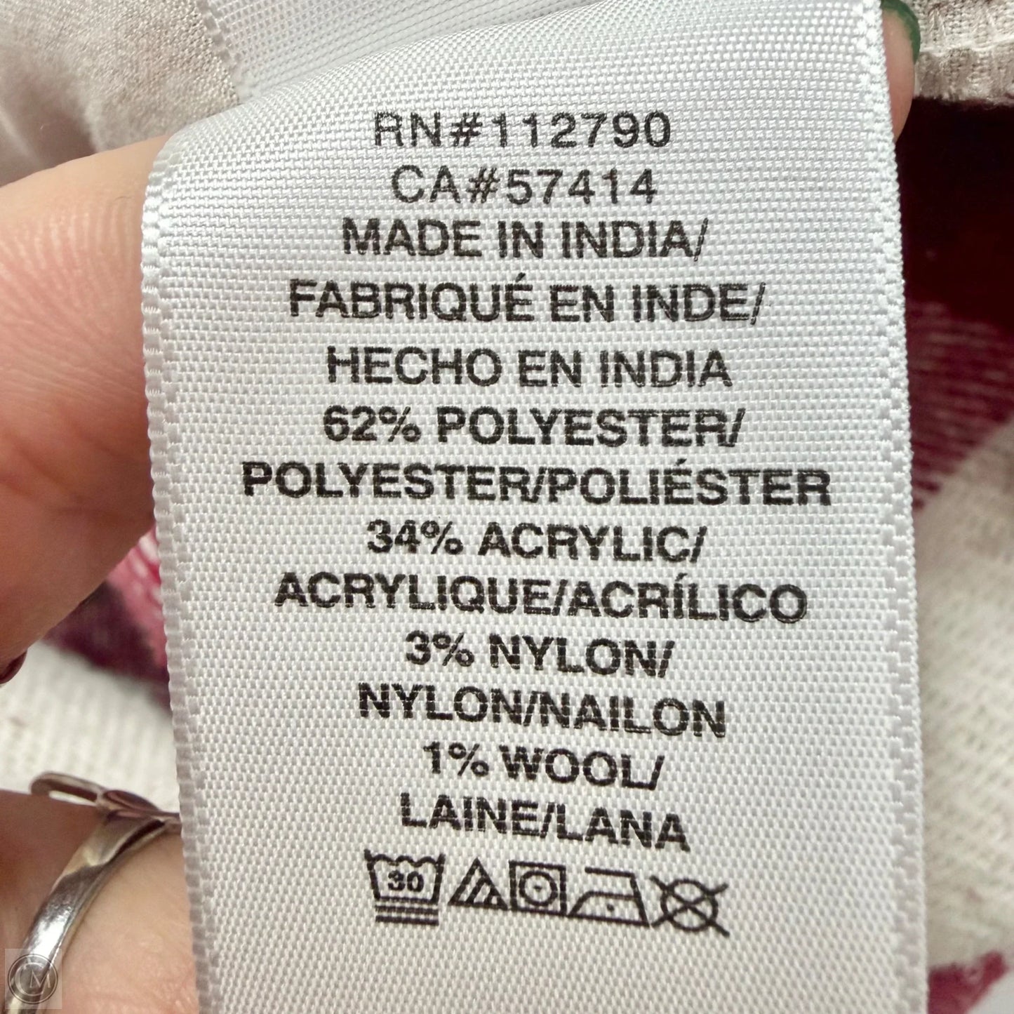 Jacket Other By True Religion In Plaid Pattern, Size: M