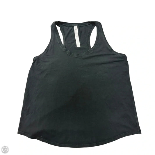 Athletic Tank Top By Lululemon In Black, Size: L