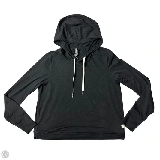 Athletic Sweatshirt Hoodie By Vuori In Black, Size: M