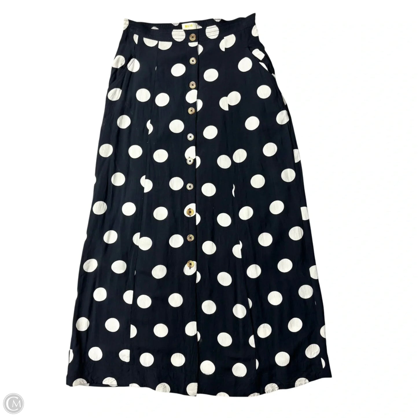 Skirt Maxi By Maeve In Polkadot Pattern, Size: 4
