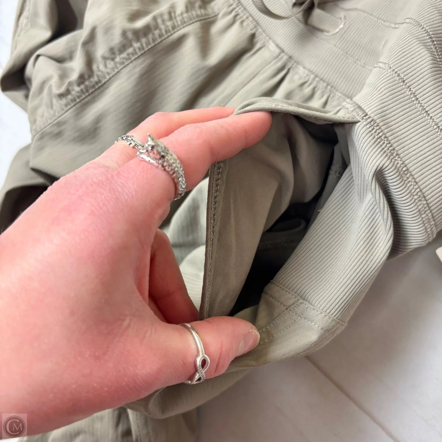 Athletic Pants By Lululemon In Tan, Size: M